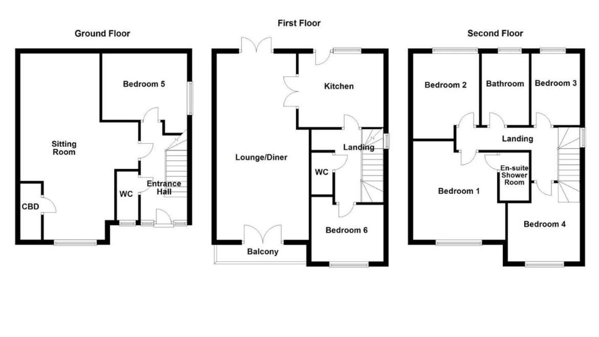 House Of Kaima - 6 Bed Detached Villa Dewsbury Eksteriør bilde